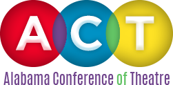 Alabama Conference of Theatre colorful logo