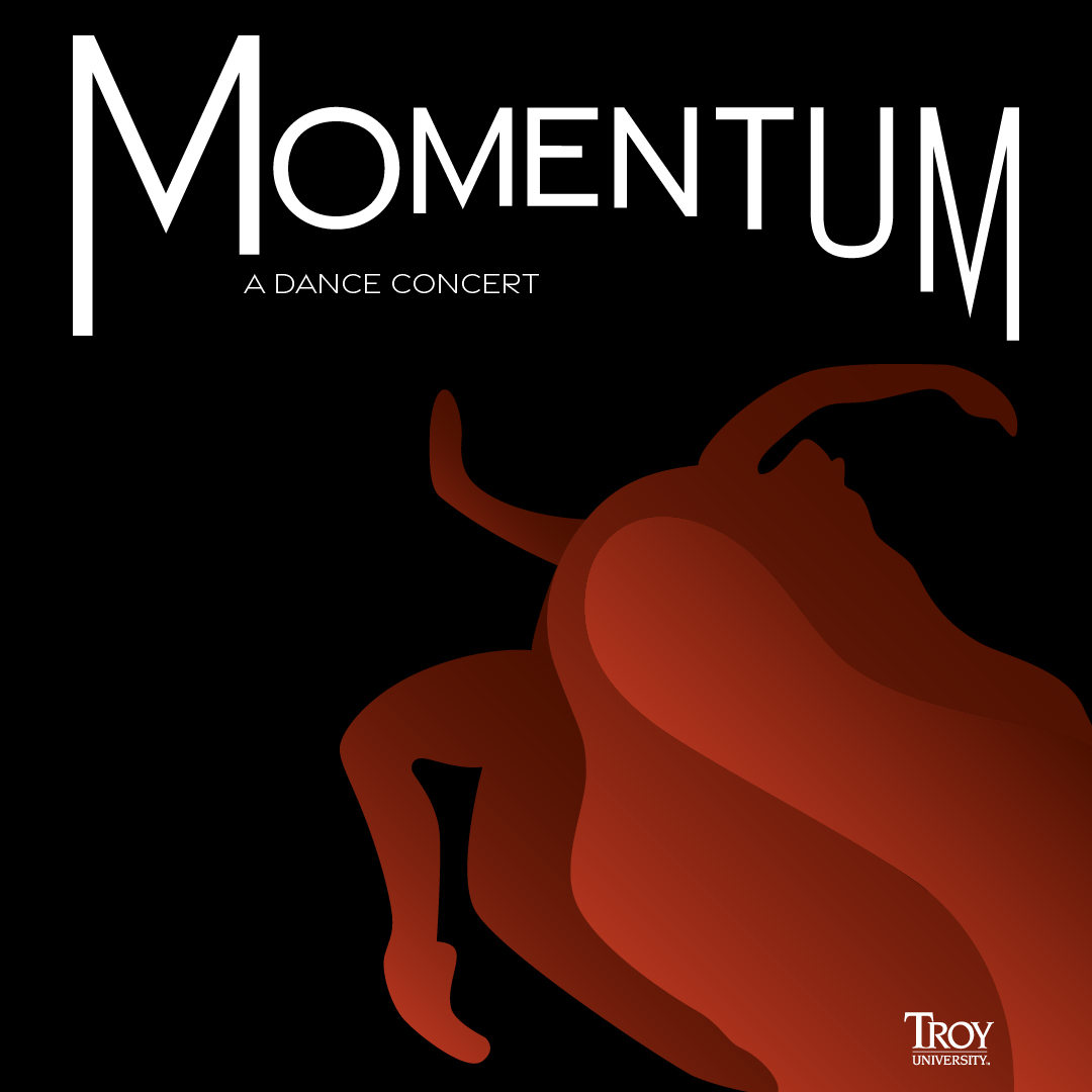 Momentum Dance Concert Image in Burnt Red