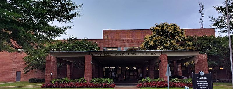 Trojan Center exterior at Troy University