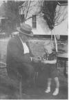 Ashford, AL,  physician Dr. W. E. Pate, Sr. (L) with his grandson Benjamin Sanford (Sam) Pate, Jr. 