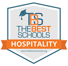 The Best Schools - Hospitality badge from TheBestSchools.org