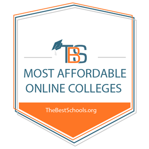 Most Affordable Online Colleges The Best Schools Organization badge